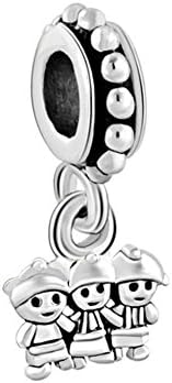 Sisters Friends Dangle Charm Bead for Bracelet