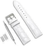 CIVO Uhrenarmband Echtes Leder Uhrband Watch Strap Top Kalbsleder 16mm 18mm 20mm 22mm 24mm Uhr Armband Watch Band für Herren Damen mit Federstege Werkzeug und 8 Pins Bonus