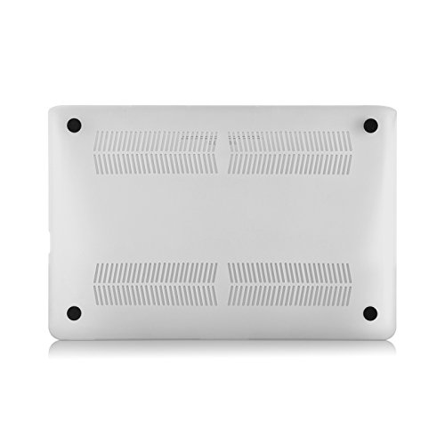 JAMMYLIZARD | Shell Cover für [ MacBook Pro 15.4″ mit Retina A1398 ] Zweiteilige Gummierte Hülle, KLAR / MILCHIG Matt - 2
