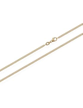 NKlaus Panzerkette 750er Massiv gelb Gold Kette 5872, 50cm lang, 3,4g, 1,2mm Breit