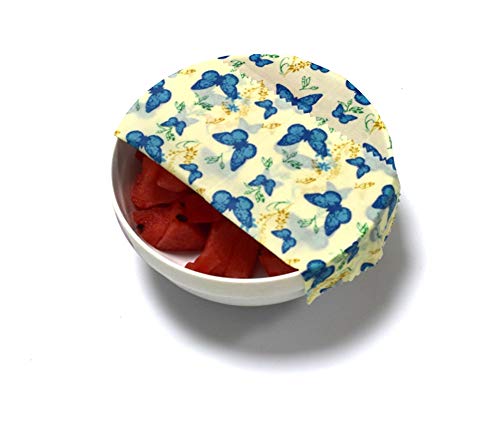 Preisvergleich Produktbild CAMPERS Premium Wachspapier, Bienenwachstücher für Lebensmittel 5er-Set, Wiederverwendbar Plastikfrei für Brot Käse Obst und Gemüse