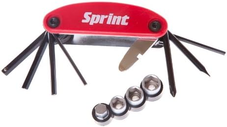 SPRINT Bicycle REVERSIBLE ALLEN KEY &amp; SCREWDRIVER SOCKET TOOL SET New