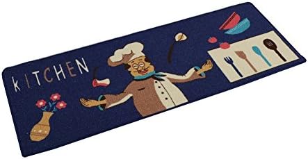 YOXI Runner Rug Kitchen Rugs Fox Sea Animal Mat Rug Non-Slip Kitchen Mat Rubber Backing Doormat Entrance Mats