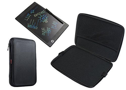 Navitech Eva Hard Black Graphics Tablet Case/Cover Compatible With The Themoemoe LCD Writing Board