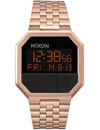 Nixon Re-Run All Rose Gold - Reloj de cuarzo para mujer, correa de acero inoxidable color dorado