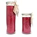 Produktbild Candle Factory 2er Set - Mini & Big Jumbo Kerze im Weckglas Farbe: altrot