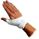 Carcasa de plástico mantiene el pulgar en grado exacto de flexión