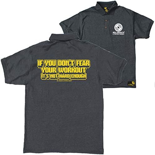 Sex Weights And Protein Shakes FB SWPS Gym Bodybuilding Polo Shirt - If You Dont Fear - Polo T-Shirt