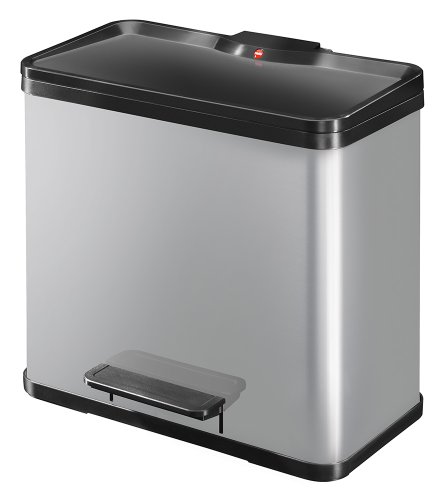 Hailo 0630-219, Öko duo L, Tret-Abfalltrenner, 17+9 Liter, verschiedene Farben