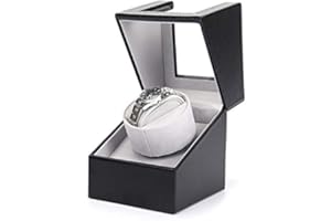 Olvy Remontoir Montre Automatique, Boîte de Remontoir de Montre, Watch Winder, Moteur Extrêmement Silencieux, Coussin de Montre Flexible