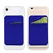 Produktbild 3M-Klebergeldbeutel Kredit-/ID-Karten Secure Holder Pocket Stick am Telefon/Tablet/Notebook Lycra Spandex-Kartenhüllen-Etui für iPhone XS/XR/6S Plus,Galaxy S8/J7/Note 9,HTC,LG,Sony,Honor (Royal Blue)