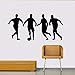 Produktbild Mrhxly Team Football Player Mode Muster Wandaufkleber Für Jungen Schlafzimmer Sterne Tapete Aufkleber Wohnzimmer Kunst Dekoration 85 * 42 Cm