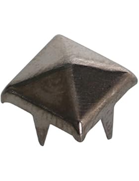 TRIXES 100x Pyramid Punk Rock Leder Tasche Schuh Nieten für Mode Handwerk und Design