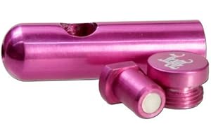 Black Leaf Dosierer aus Leichtmetall, Länge 50mm Ø14mm Farbe Pink von PatchouliWorld