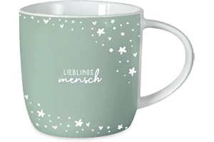 Grafik-Werkstatt Coffee Mug with Saying 300 ml Porcelain Mug Favourite Person White