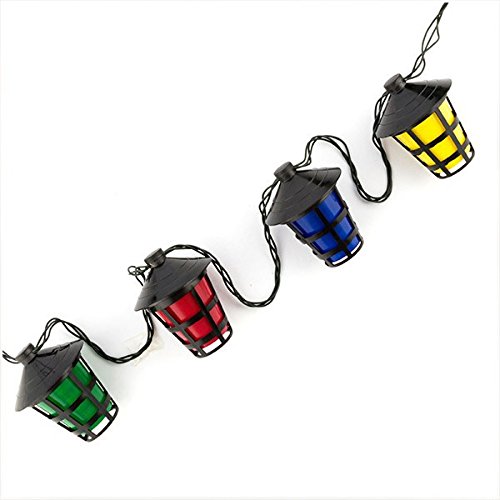 Preisvergleich Produktbild Eurowebb Lichterkette 20 bunte Lampions LED – Beleuchtung Außen Lampe