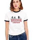 camiseta stranger things chica 👠NUEVA TENDENCIA: Ringer shirt🍡, un producto popular novedoso y único, una vez popular en la década de 1970, pronto se convertirá en el centro de la tendencia de este verano.