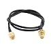 Produktbild DealMux 50cm RG174 Antenna Extension Cable RP-SMA Male to Female Connector Pigtail Cable