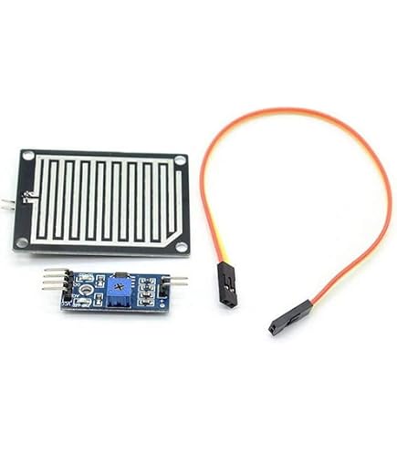 YL-83 Rain Sensor Module - 3.5-5V DC, With Detection Board & Cables For Arduino/DIY Projects