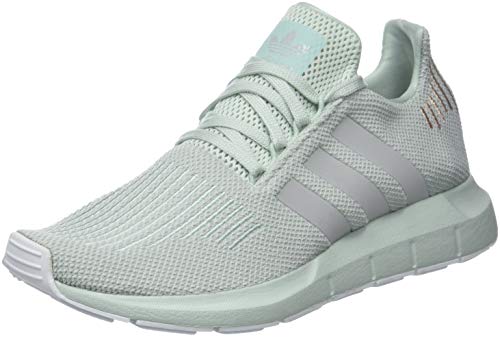 adidas Women's Swift Run W Gymnastics Shoes, Vapour Green/Grey Two F17/Ftwr White, 6 UK