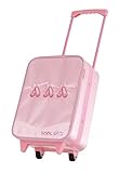 Girls pink satin Dance Ballet trolley bag by Katz Dancewear KB32