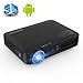 APEMAN Beamer 3D DLP Pico projector Full HD LED Projektor Heimkino mit WiFi,Android 4.4, Bluetooth 4.0, HDMI ,USB (Kontrast: 2000:1, 1280x800 Pixel, 700 ANSI Lumen)