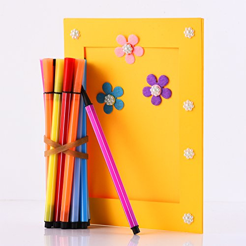 60 Piezas Bandas de Goma 100 mm por 5 mm con Caja de Almacenaje para Materiales de Oficina Hogar Escuela  Amarillo Oscuro