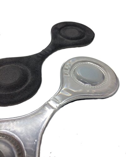 Universelle magnetische Reflektoren Set (2 St.) – OB8® Sicherheits-Rückstrahler zum Anklemmen an Fahrrad, Kleidung, Taschen etc. | Magnetic clip on reflectors for cycling, jogging, walking - 3