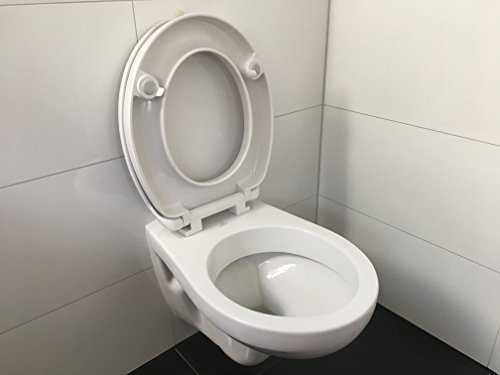 Novara Plus Duroplast WC Sitz Erhöhung 5 cm mit Absenkautomatik - 4