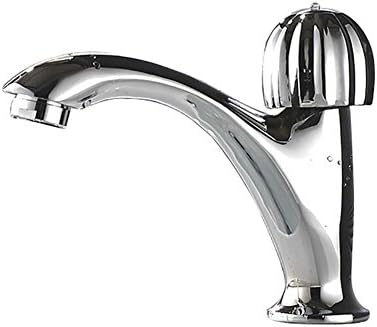 DDY Single Cold Noodle Basin Faucet Full Copper Bathroom Table Basin Mixer Non - Slip Hand Wheel