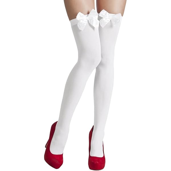 Chaussettes Hautes Halloween Femme Motif Chauve-souris - Pour Costume Fête, Cosplay, Déguisement