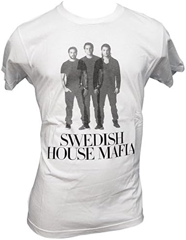 Swedish House Mafia Steve, Sebastian &amp; Axwell Men's White T-shirt - White, S - Small