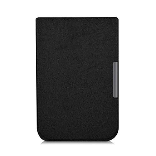 kwmobile Hülle für Pocketbook Touch HD – Flipcover Case eReader Schutzhülle – Bookstyle Klapphülle Schwarz - 6