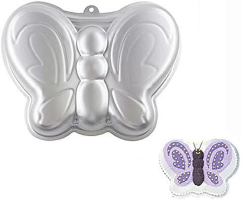 WDYJMALL 10 Inch 27cm Butterfly Shaped Aluminum 3D Cake Mold Baking Mould Tin Cake Pan