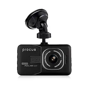 Procus Convoy Car Dash Camera,FHD 1080P, 3 LCD Screen, 120 Wide Angle Lens, G-Sensor, Motion Detector, Loop Recording (Without SD Card)