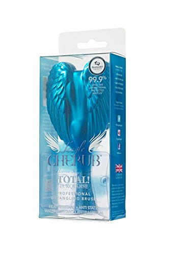 Tangle Angel Cherub Haarbürste, Türkis - 5