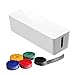 Price comparison product image ORICO Cable Management Box 12.6 inch Large Surge Protector Cord Organizer Box Fire Prevention for Power Strip White