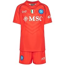 Shorts Gara SSC Napoli Away EA7 - Ufficiale, Bianco, Stagione 2023/2024, Taglia XL