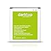 Produktbild Darktop® 2600mAh Li-ion Ersatzakku, Batterie Power Akku für Samsung Galaxy S4 I9500 / I9505 / I9506 (mit NFC/Google Wallet)