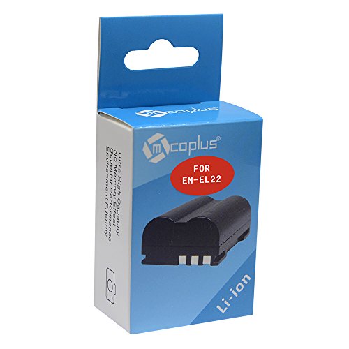 Mcoplus 2 Pack de EN-EL22 piles et chargeur de batterie pour appareil photo num rique Nikon 1 J4 1 S2 reviews Mcoplus 2 Pack de EN-EL22 piles et chargeur de batterie pour appareil photo num rique Nikon 1 J4 1 S2