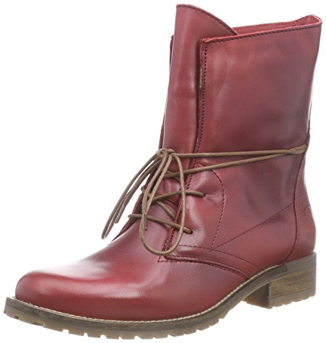 Tamaris Women’s 26262 Warm lined chukka boots short length Red Size: 4