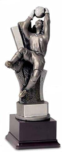 Trophy Footballer Figurine with Football Goalkeeper – H 35 – Finished – cm Made in Italy