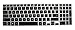 Saco Keyboard Protector Silicone Skin Cover for Dell Inspiron 3543 15.6-inch Laptop (Black/Clear) RS.300.00