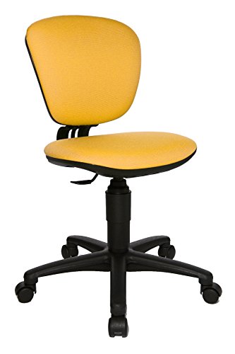Topstar High Kid Silla giratoria Infantil, Tela, Amarillo, 40 x 43 x 90 cm