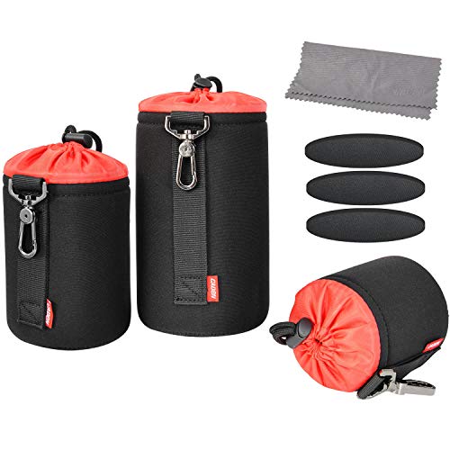 CADeN Housse Objectif/Poche Lentille Epais pour Protéger l'Objectif, Etui Objectif Neoprène pour C CADeN Housse Objectif/Poche Lentille Epais pour Protéger l'Objectif, Etui Objectif Neoprène pour C