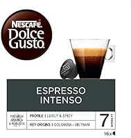 Nescafé Dolce Gusto - Espresso Intenso - 3 Paquetes de 16 Cápsulas - Total: 48 Cápsulas