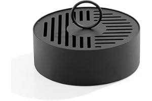 BYNYXI Stojak na moskity, uchwyt na moskitierę japońskich komarów z pokrywą i uchwytem na moskity, uchwyt na szpulę na komary, 15 cm x 15 cm