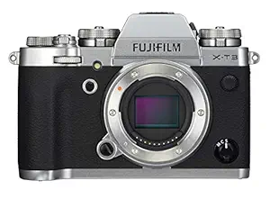 Fujifilm X-T3 26.1 MP Mirrorless Camera Body (APS-C X-Trans CMOS 4 Sensor, X-Processor 4, EVF, LCD Tilt Touchscreen, Fast & Accurate AF, Face/Eye AF, 4K/60P Video, Film Simulation Modes) - Silver