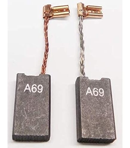 2x Trade-Shop Motorkohlen Kohlebürsten (Aufschrift A65/A69