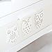 Changing Unit with Changing Table with Owl Design in White, with removable Attachment